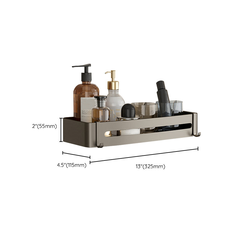 Contemporary Aluminium Bathroom Accessory Set - Grey, Rust Resistant, view 22