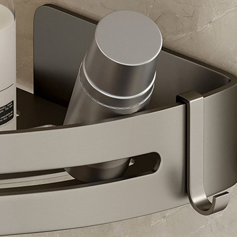 Contemporary Aluminium Bathroom Accessory Set - Grey, Rust Resistant, view 25