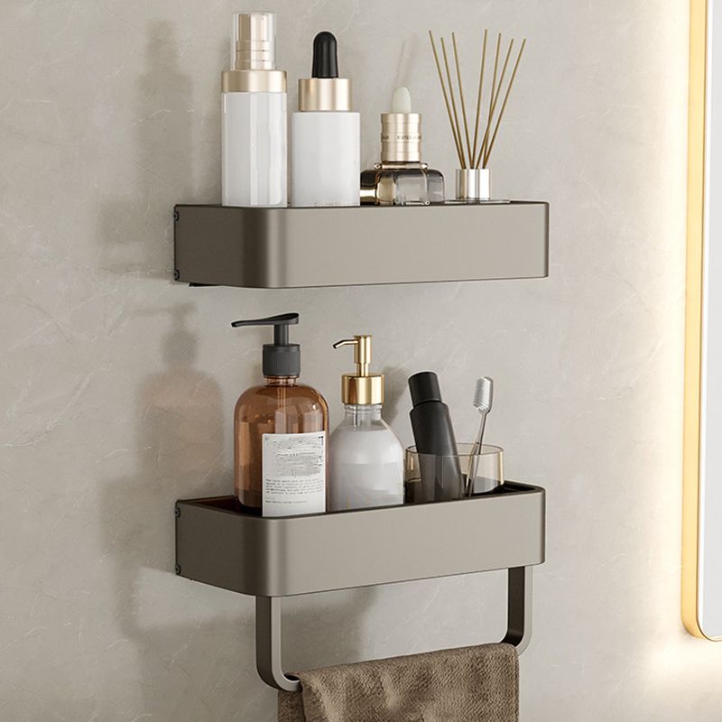 Contemporary Aluminium Bathroom Accessory Set - Grey, Rust Resistant, view 27