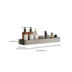 Contemporary Aluminium Bathroom Accessory Set - Grey, Rust Resistant, view 5