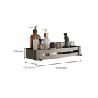 Contemporary Aluminium Bathroom Accessory Set - Grey, Rust Resistant, view 61