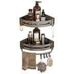 Contemporary Aluminium Bathroom Accessory Set - Grey, Rust Resistant, view 66