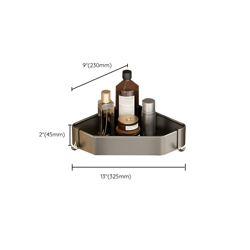 Contemporary Aluminium Bathroom Accessory Set - Grey, Rust Resistant, view 70