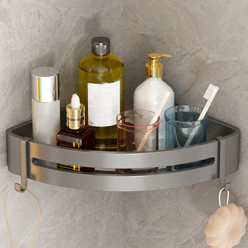 Contemporary Aluminium Bathroom Accessory Set - Grey, Rust Resistant, view 77
