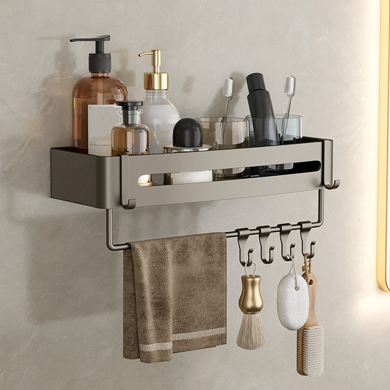 Contemporary Aluminium Bathroom Accessory Set - Grey, Rust Resistant, view 79