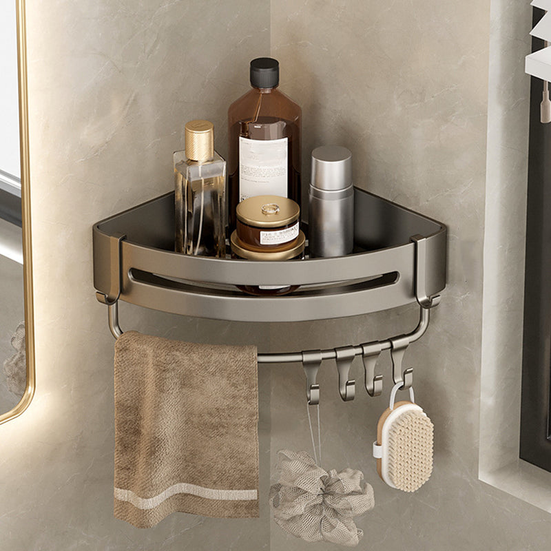 Contemporary Aluminium Bathroom Accessory Set - Grey, Rust Resistant, view 83