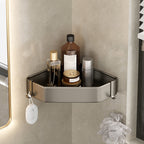 Contemporary Aluminium Bathroom Accessory Set - Grey, Rust Resistant, view 85