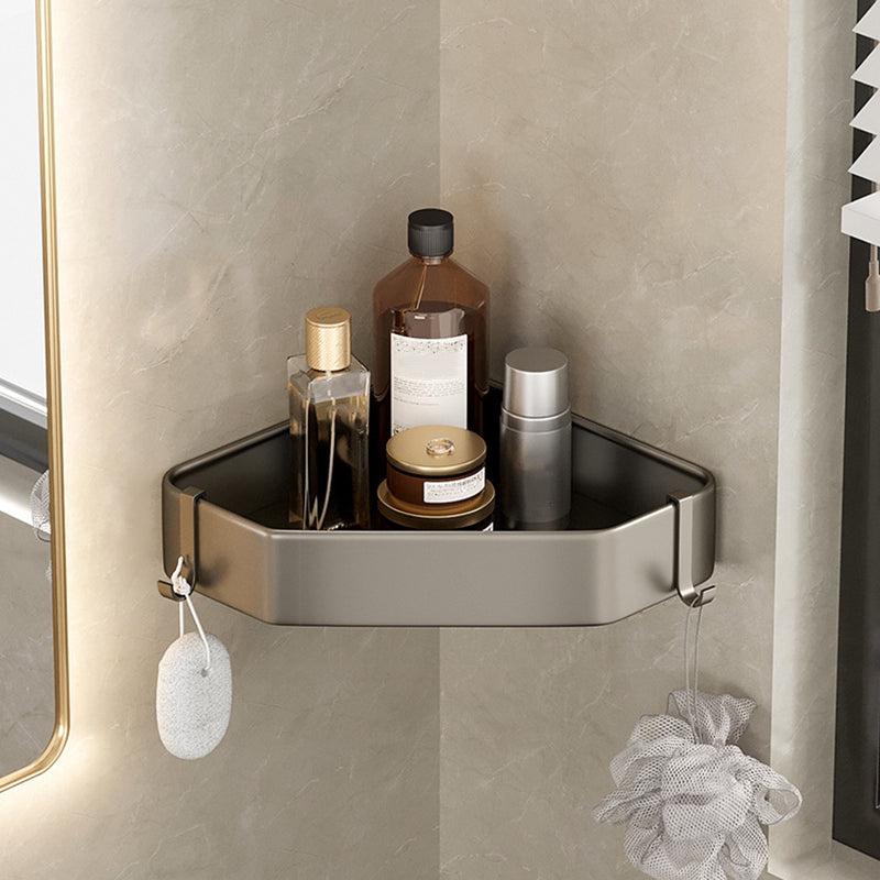 Contemporary Aluminium Bathroom Accessory Set - Grey, Rust Resistant, view 85