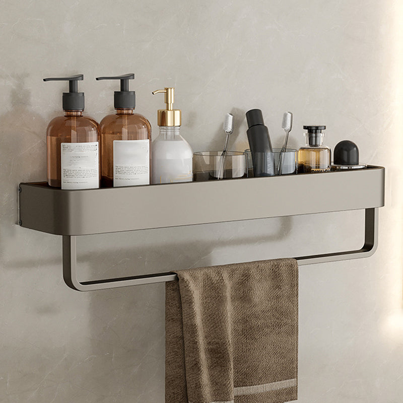 Contemporary Aluminium Bathroom Accessory Set - Grey, Rust Resistant, view 90