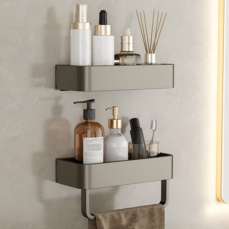 Contemporary Aluminium Bathroom Accessory Set - Grey, Rust Resistant, view 93