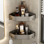 Contemporary Aluminium Bathroom Accessory Set - Grey, Rust Resistant, view 95