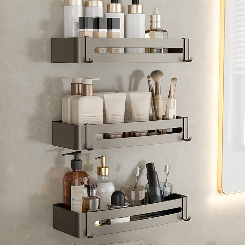Contemporary Aluminium Bathroom Accessory Set - Grey, Rust Resistant, view 99