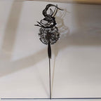 Fairies and Dandelions Outdoor Garden Sculpture - Metal, Angel Theme, view 6
