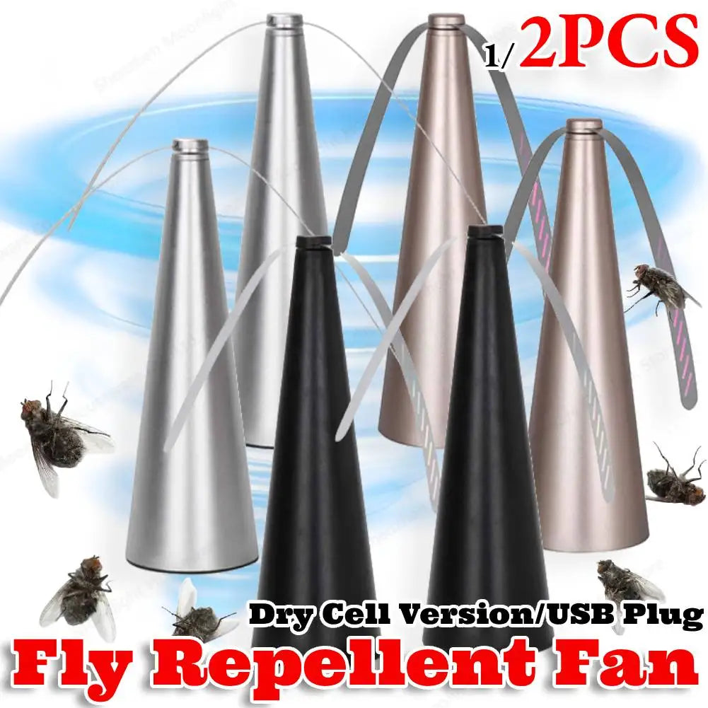 Fly Repellent Fan for Indoor Outdoor Use - ABS, USB or Battery Powered, view 5