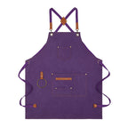 Canvas Sleeveless Apron Waterproof Oil-proof - Thick Cotton, Unisex Adjustable, view 12