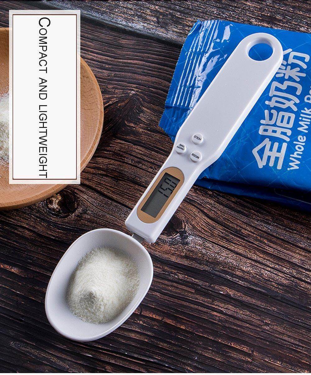 Kitchen Digital Measuring Spoon Scale - 500g Capacity, 0.1g Readability, ABS, view 4