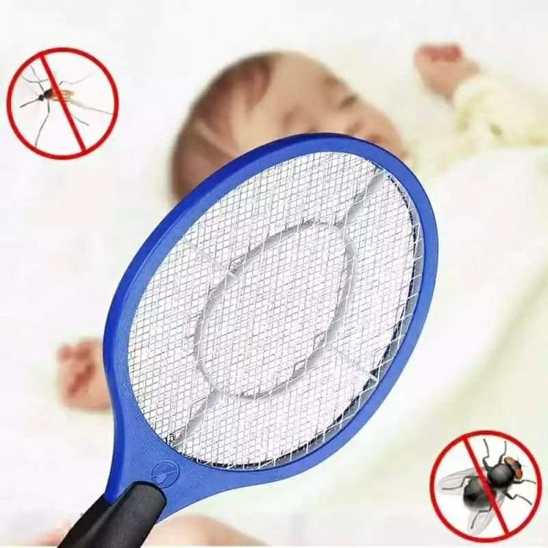 Electric Fly Swatter Killer with LED Lamp - Ergonomic Rocket Design, view 3