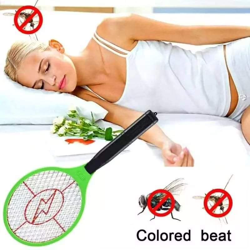 Electric Fly Swatter Killer with LED Lamp - Ergonomic Rocket Design, view 4