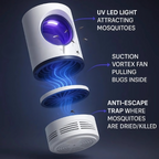 Electric Insect Killer Lamp UV Light Mosquito Trap - USB Powered, Indoor Outdoor, view 5