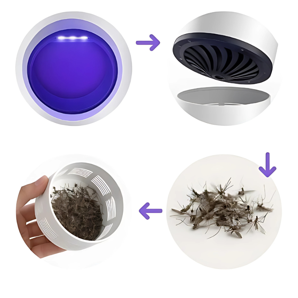 Electric Insect Killer Lamp UV Light Mosquito Trap - USB Powered, Indoor Outdoor, view 7