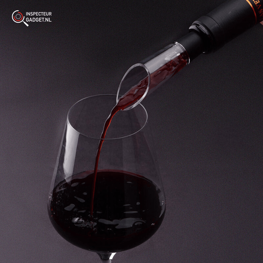 4-in-1 Electric Wine Opener Set - Stainless Steel, Rechargeable, Vacuum Stopper, view 5