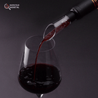 4-in-1 Electric Wine Opener Set - Stainless Steel, Rechargeable, Vacuum Stopper, view 5