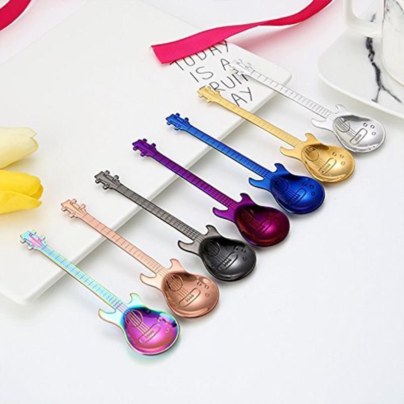Stainless Steel Guitar Spoon - 12cm, Seven Colour Options, view 11