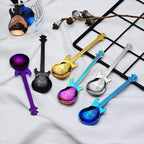 Stainless Steel Guitar Spoon - 12cm, Seven Colour Options, view 4