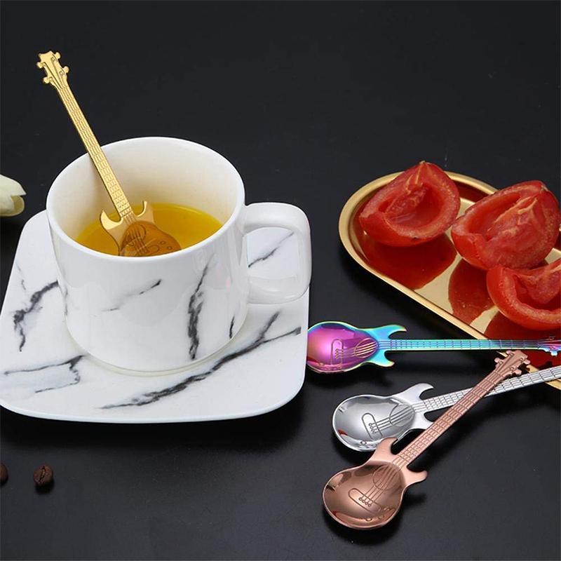 Stainless Steel Guitar Spoon - 12cm, Seven Colour Options, view 6