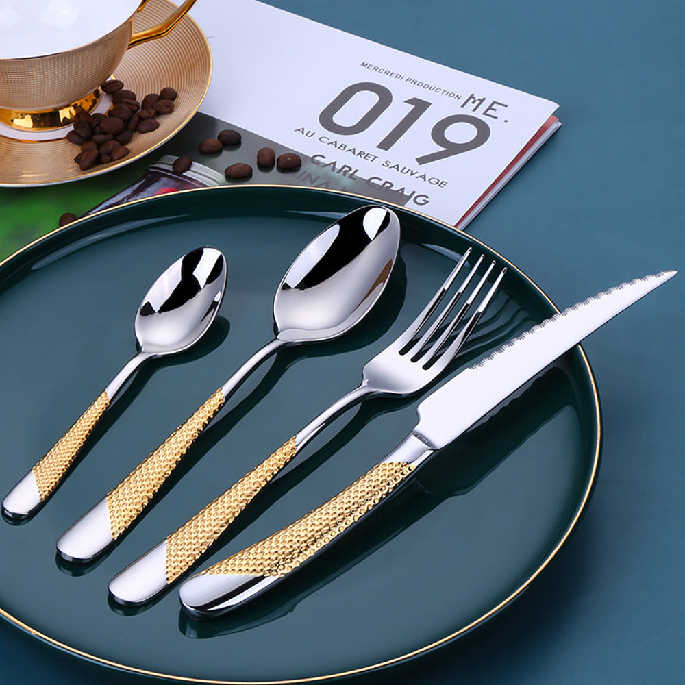Stylish Table Cutlery Set for Fine Dining - Premium Materials, Dishwasher Safe