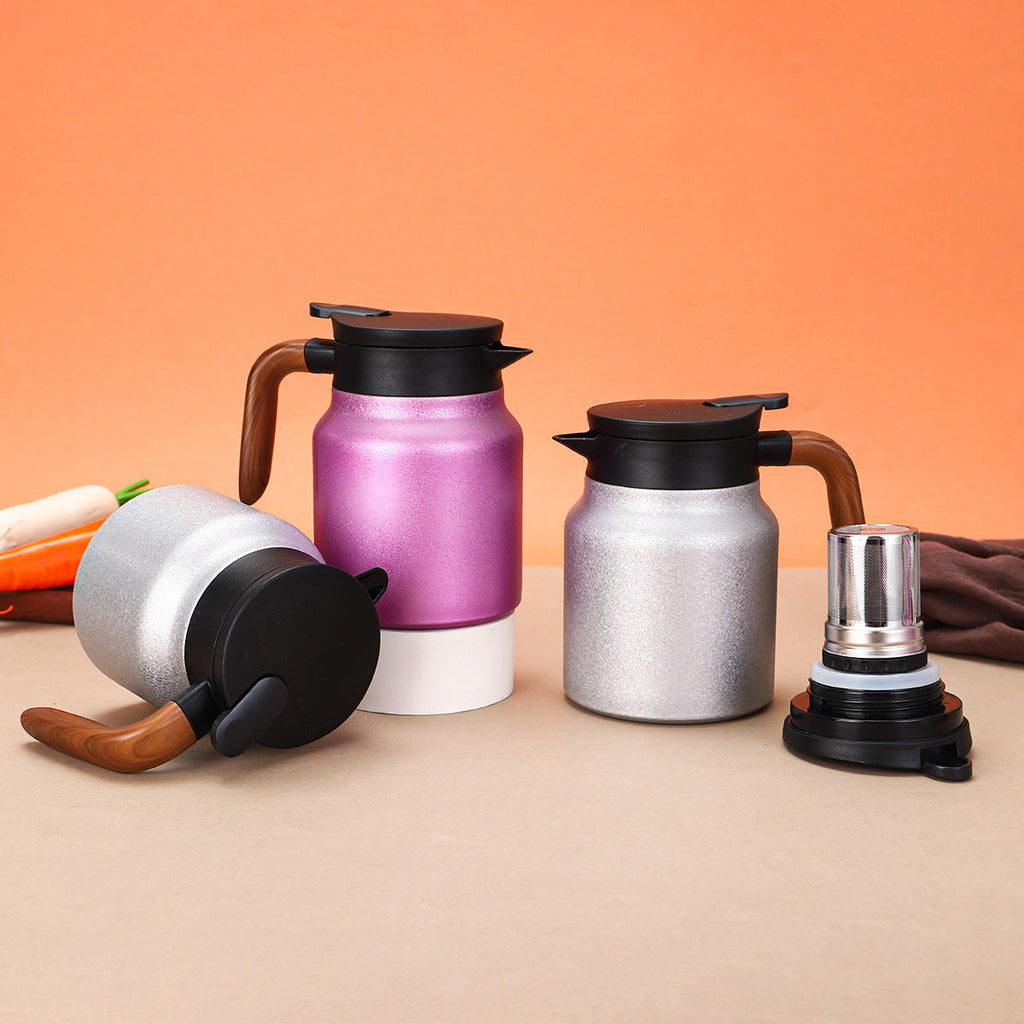 Women’s Insulated Kettle with Practical Spout - Double-Walled, Ergonomic Handle