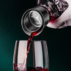 Wine Decanter Crystal Glass - 1500ml, Lead-Free, Modern Design, view 3