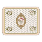 Kitchen Drain Pad Absorbent Drying Mat - Polyester, Floral Pattern, view 6