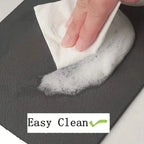 Floral Sink Faucet Absorbent Mat - Leather Surface, 38x13cm, view 3