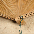Bamboo Silk Hand Fan - 23 cm Folded, Elegant Design for Weddings, view 21
