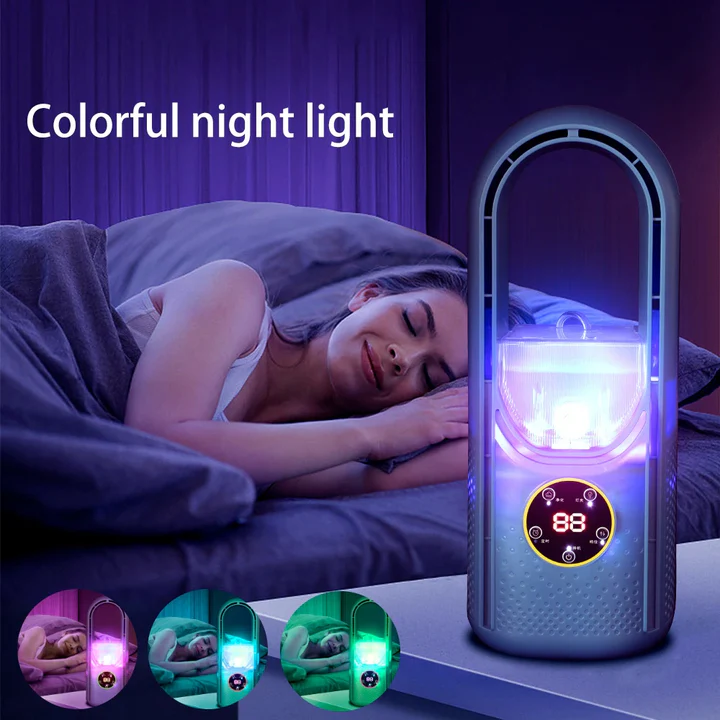 Bladeless Portable Air Conditioner for Home and Office - LED Display, Quiet, view 2