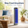 Portable Air Conditioner with 12-Hour Battery - Desktop or Wall-Mountable, view 6