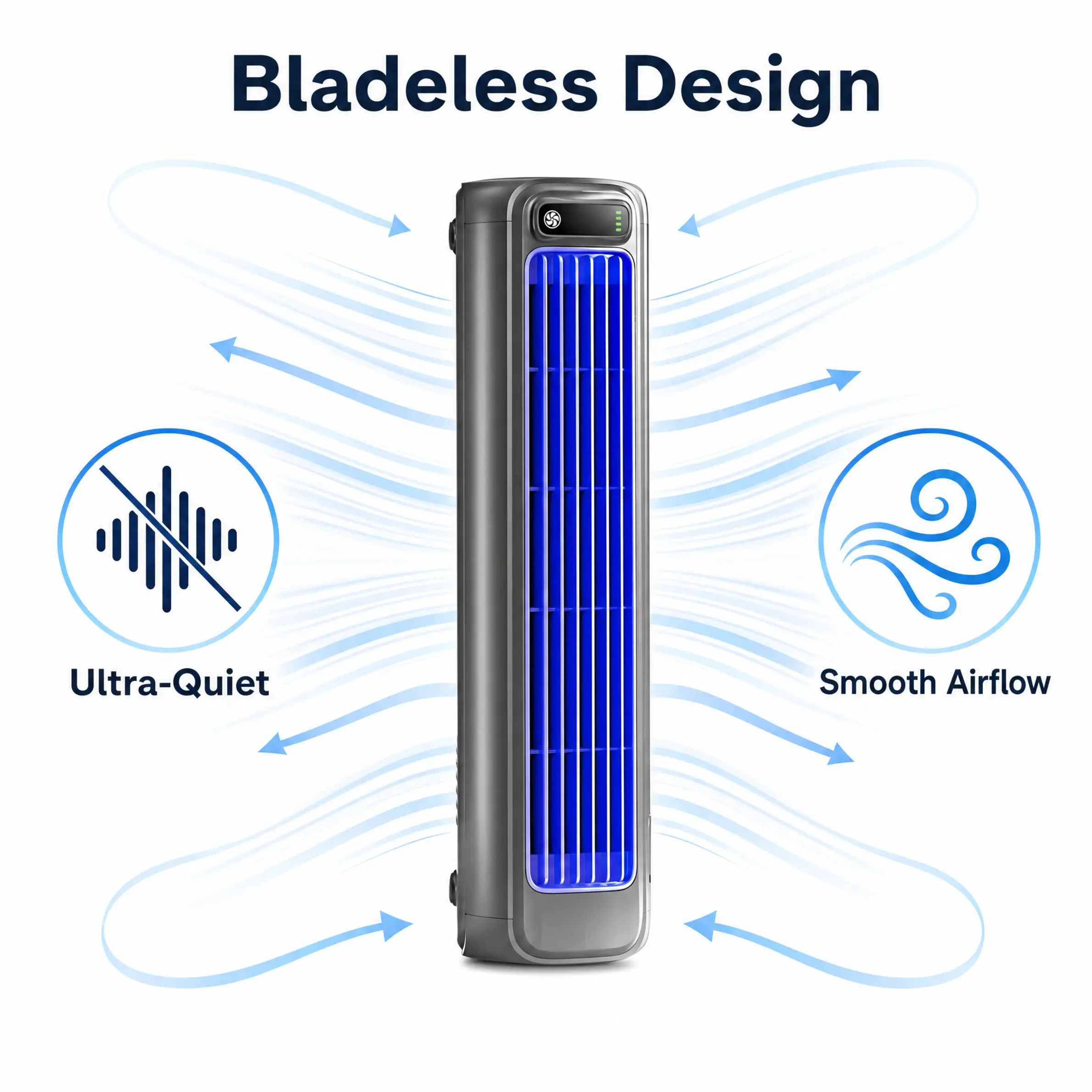 Portable Air Conditioner with 12-Hour Battery - Desktop or Wall-Mountable, view 8