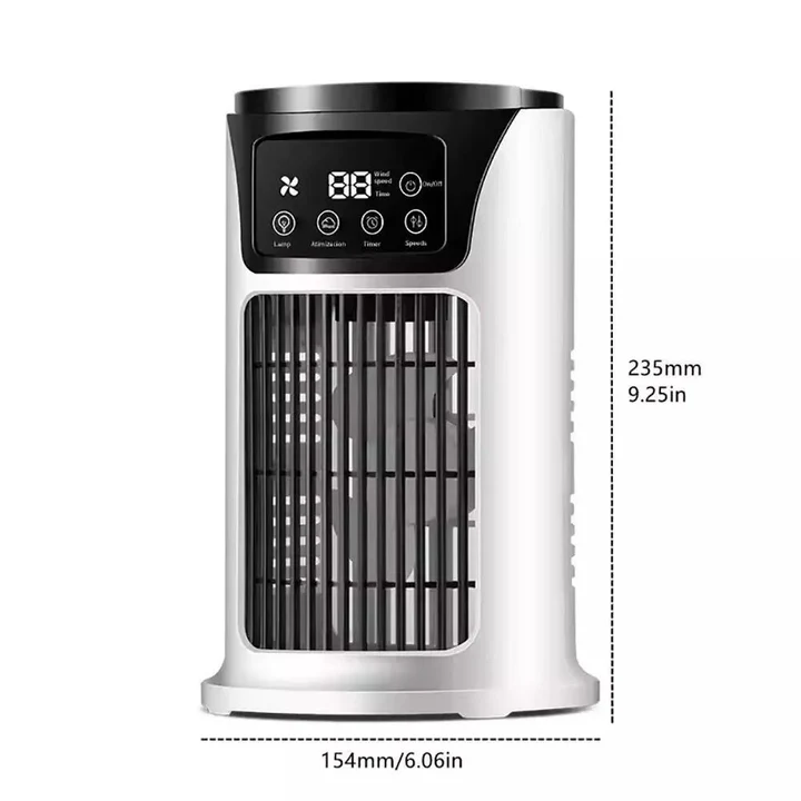 Portable Room Air Conditioner - For Rooms up to 250 sq ft, Remote Control, view 3