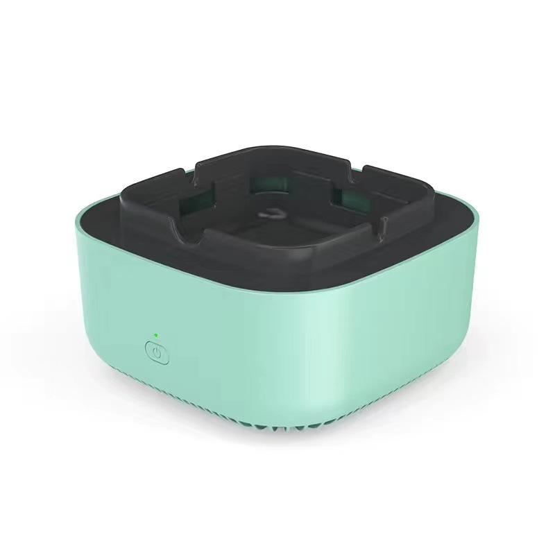 Smoke Removal Air Purifier Ashtray for Indoor Use - ABS Metal, Silent Fans, view 10