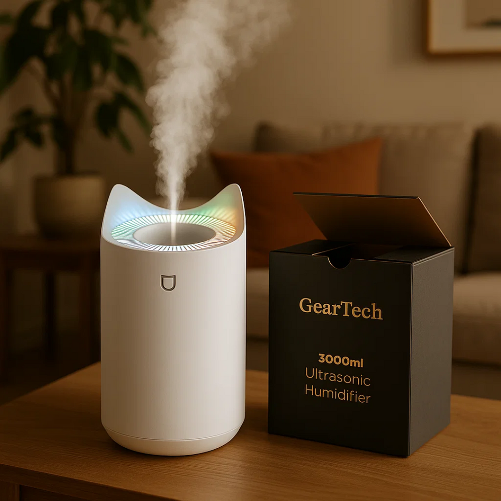 Ultrasonic Humidifier for Home - 3000ml Capacity, Up to 24h Operation, view 7