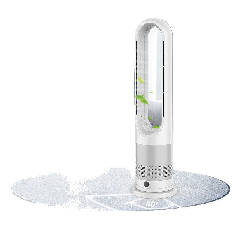 Cooling Bladeless Tower Fan with HEPA Air Purifier - Multi-Speed, Sleep Mode, view 2