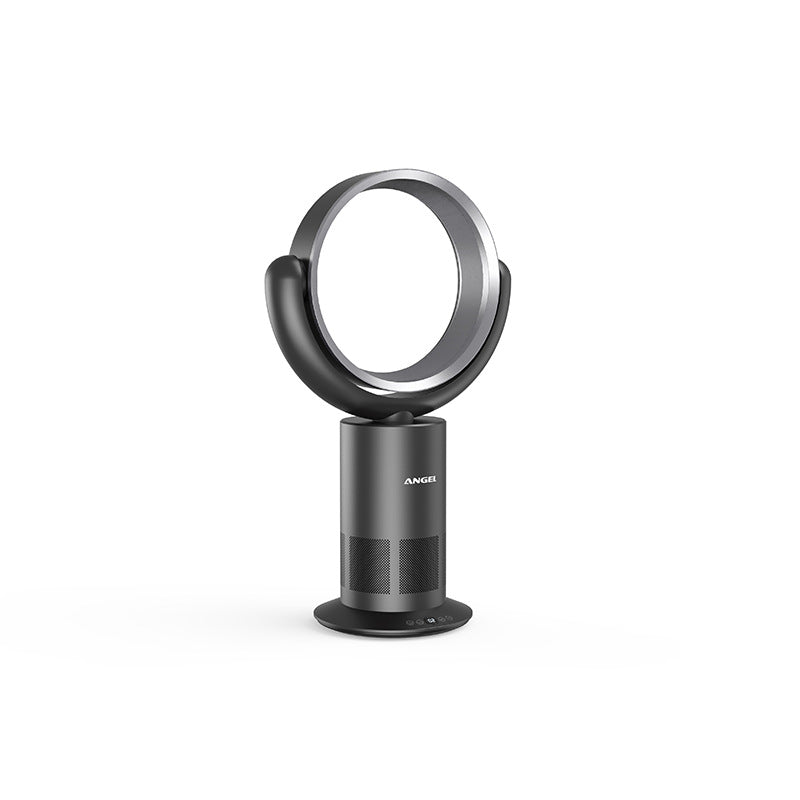 Bladeless Tower Fan with HEPA Air Purifier - Silent Multi-Speed Oscillating