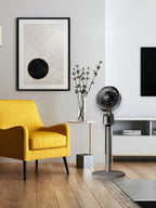 Silent USB-Powered Floor Fan - 3 Speeds, Under 36 dB, Grey or White, view 4