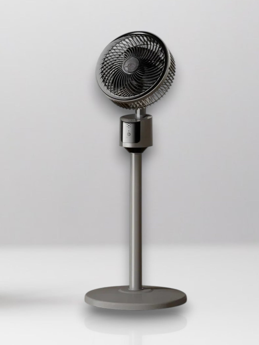 Silent USB-Powered Floor Fan - 3 Speeds, Under 36 dB, Grey or White