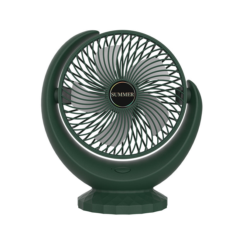 Unisex Portable Oscillating Table Fan - Compact, Energy Efficient, view 2