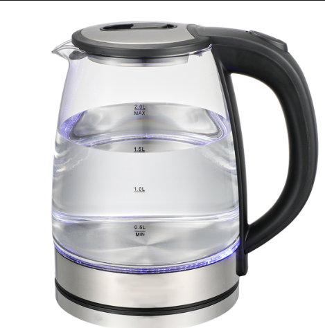 Electric Kettle for Kitchen - 1.8L, 3000W, Borosilicate Glass, LED Light, view 2