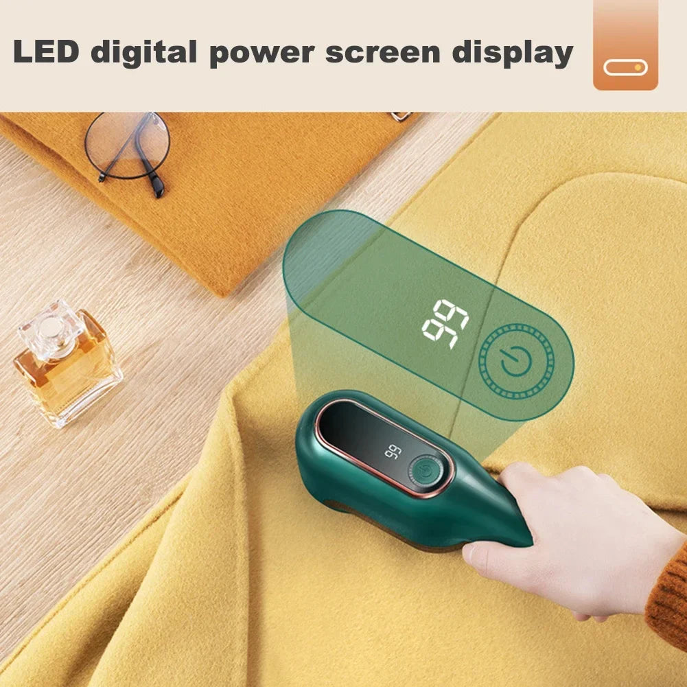 USB Rechargeable Lint Remover for Home and Travel - ABS, 1200mAh Battery, view 8