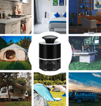Silent UV Mosquito Trap Lamp for Indoor Use - USB Powered, Toxin-Free, ABS, view 7