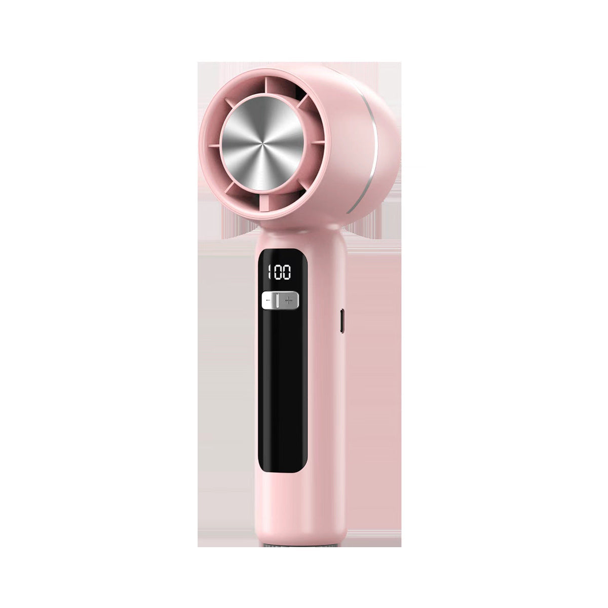 Cooling Portable Bladeless Mini Handheld Fan - USB Rechargeable, LED Display, view 3